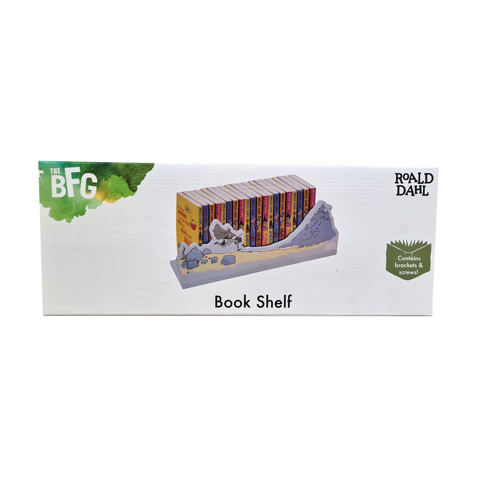 Roald Dahl The BFG Children's Book Shelf Wall Mounted Kids Roald Dahl The BFG Children's Book Shelf Wall Mounted Kids